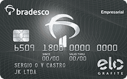 cartao bradesco empresarial elo grafite